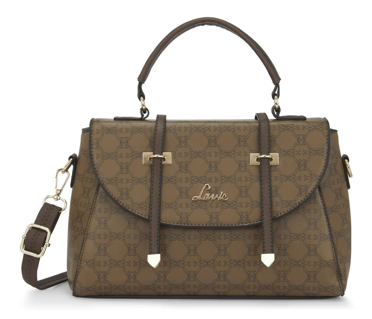 Women's Mono Beech Flap Satchel Handbag